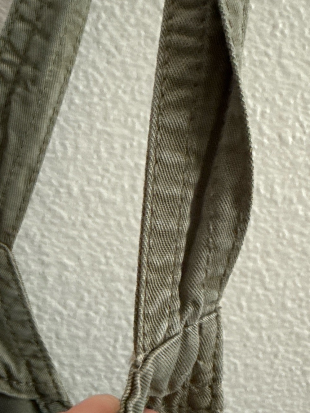 Aerie Olive Green Tie Strap Lyocell Overalls Jumpsuit Boho Utility Romper Sz M - Picture 7 of 8